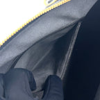 Louis Vuitton Alma Epi Noir Leather Black Handbag Silver — view 7