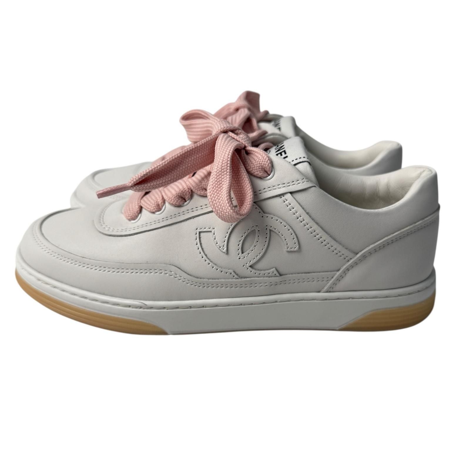 Chanel Sneakers CC Logo 35 White — view 2