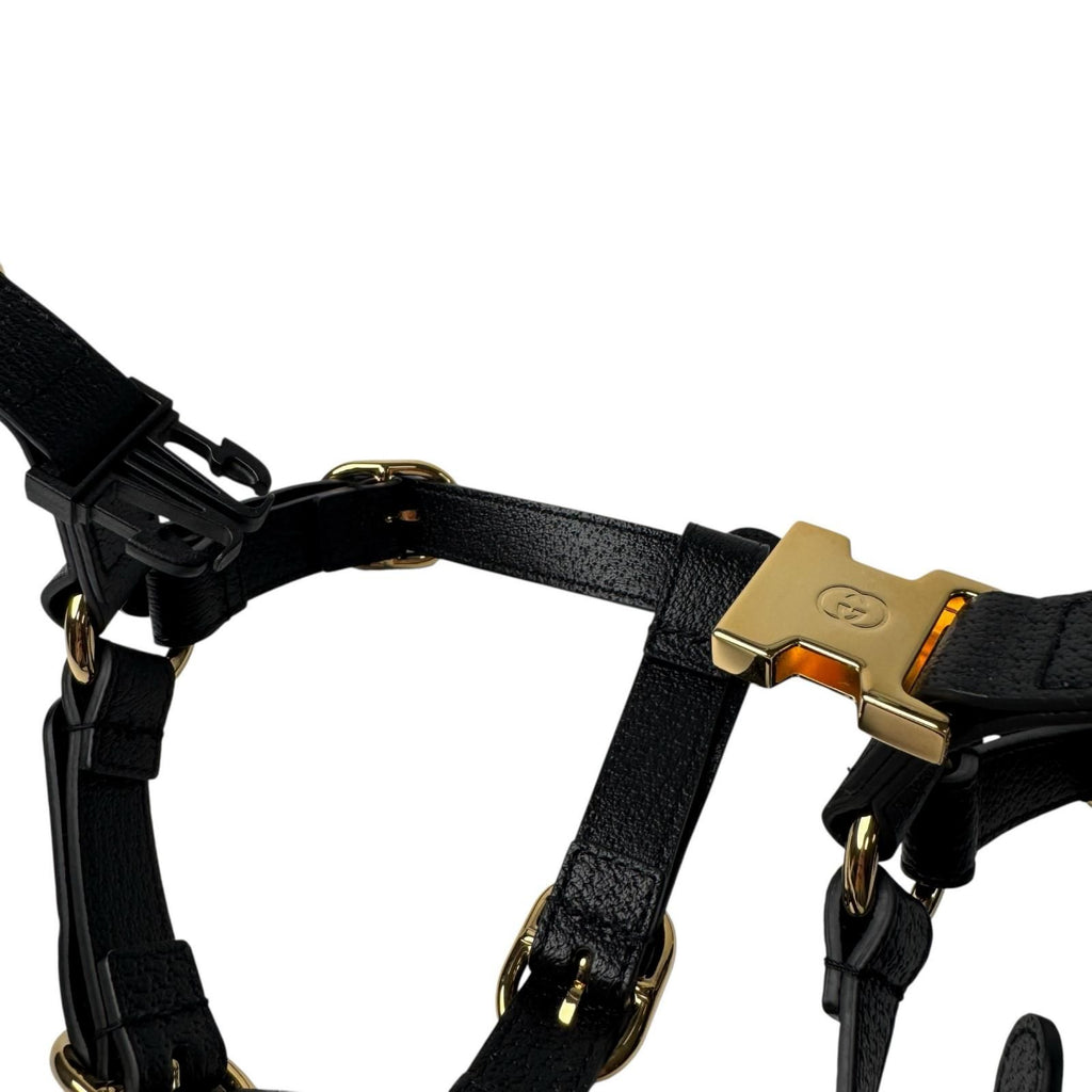 Gucci Interlocking Harness Dog Leather Pet Accessory — view 7