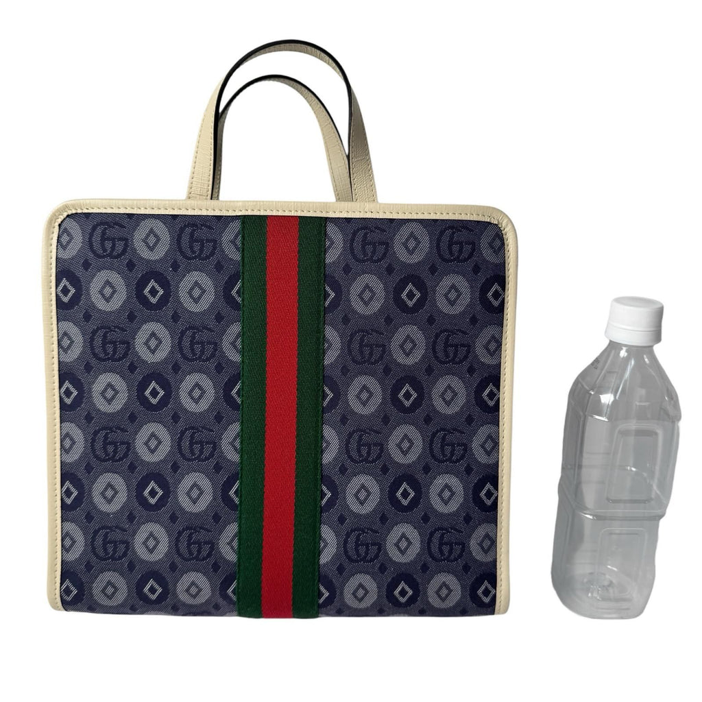 Gucci Double Denim Canvas Tote — view 8