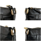 Gucci Abbey Line Cross Belt Bag Guccissima Leather Black — view 5