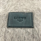 Loewe Scarf Gray Beige Wool — view 2