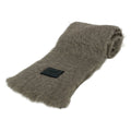 Loewe Scarf Gray Beige Wool
