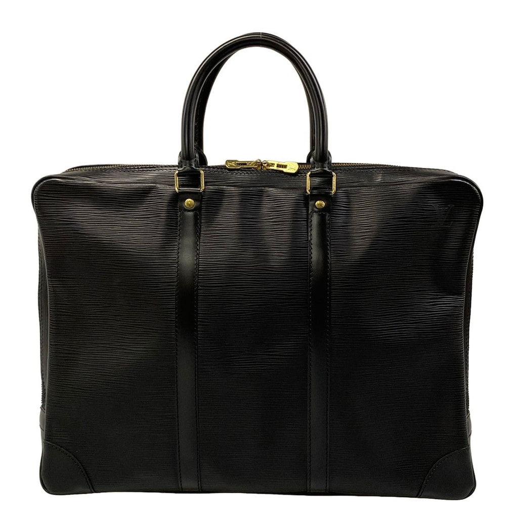 Louis Vuitton Business Bag Epi Porte Document Voyage Noir Leather