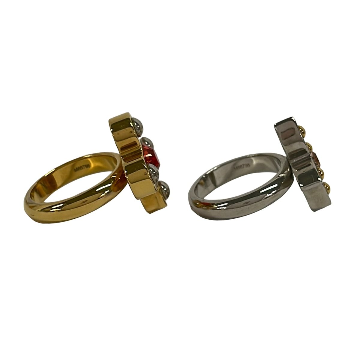 Louis Vuitton Ring S Bague Love Letters Gold Silver S Set — view 3