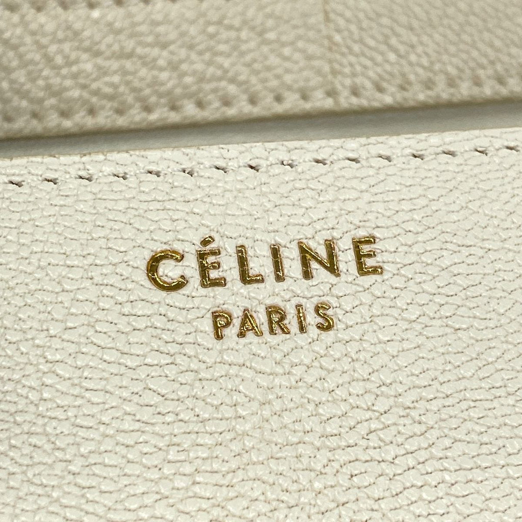 Celine Shoulder Bag Classic Box White — view 9