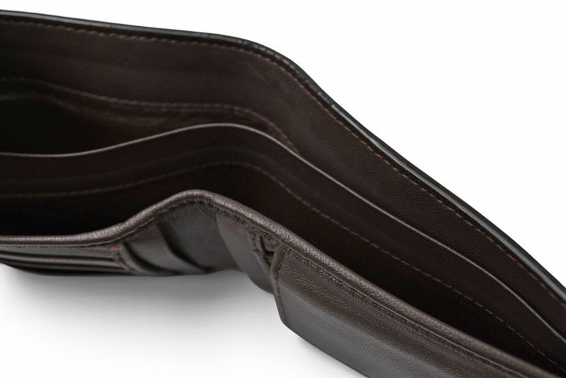 Bottega Veneta Wallet Bifold Folding Intrecciato Dark Brown — view 5