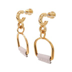 Hermes Elitage Equestre Etrier PM Earrings — view 2
