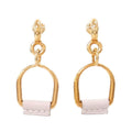 Hermes Elitage Equestre Etrier PM Earrings