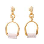 Hermes Elitage Equestre Etrier PM Earrings