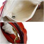 Gucci GG Supreme Canvas 2-Way Small Boston Bag Ebony Hibiscus Red New Rosette — view 3