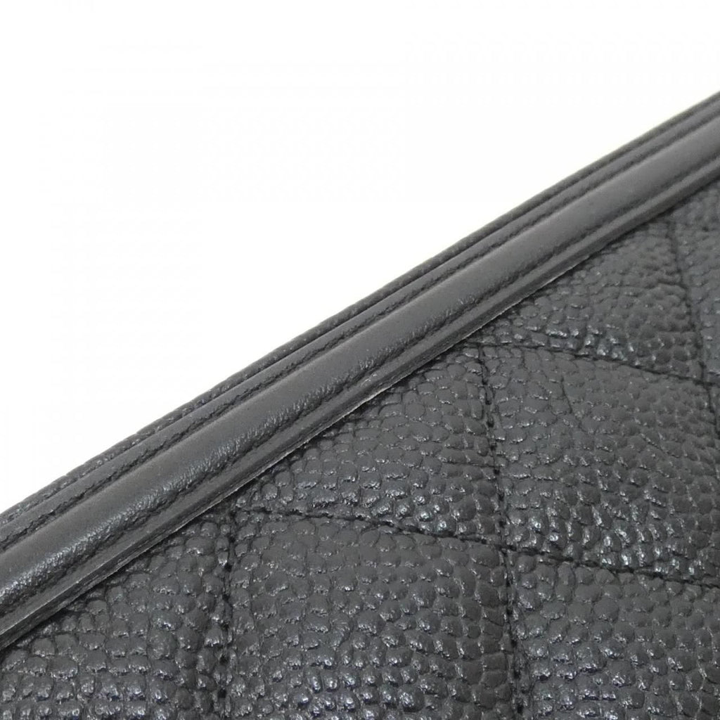 Chanel Chain Shoulder Bag Black — view 4