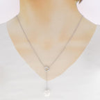 Chanel Camellia Necklace White Gold — view 7