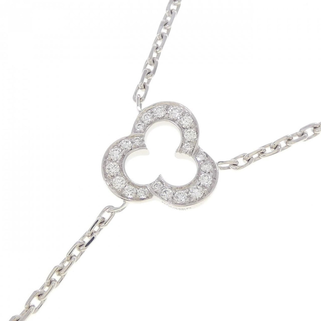 Chanel Camellia Necklace White Gold — view 4