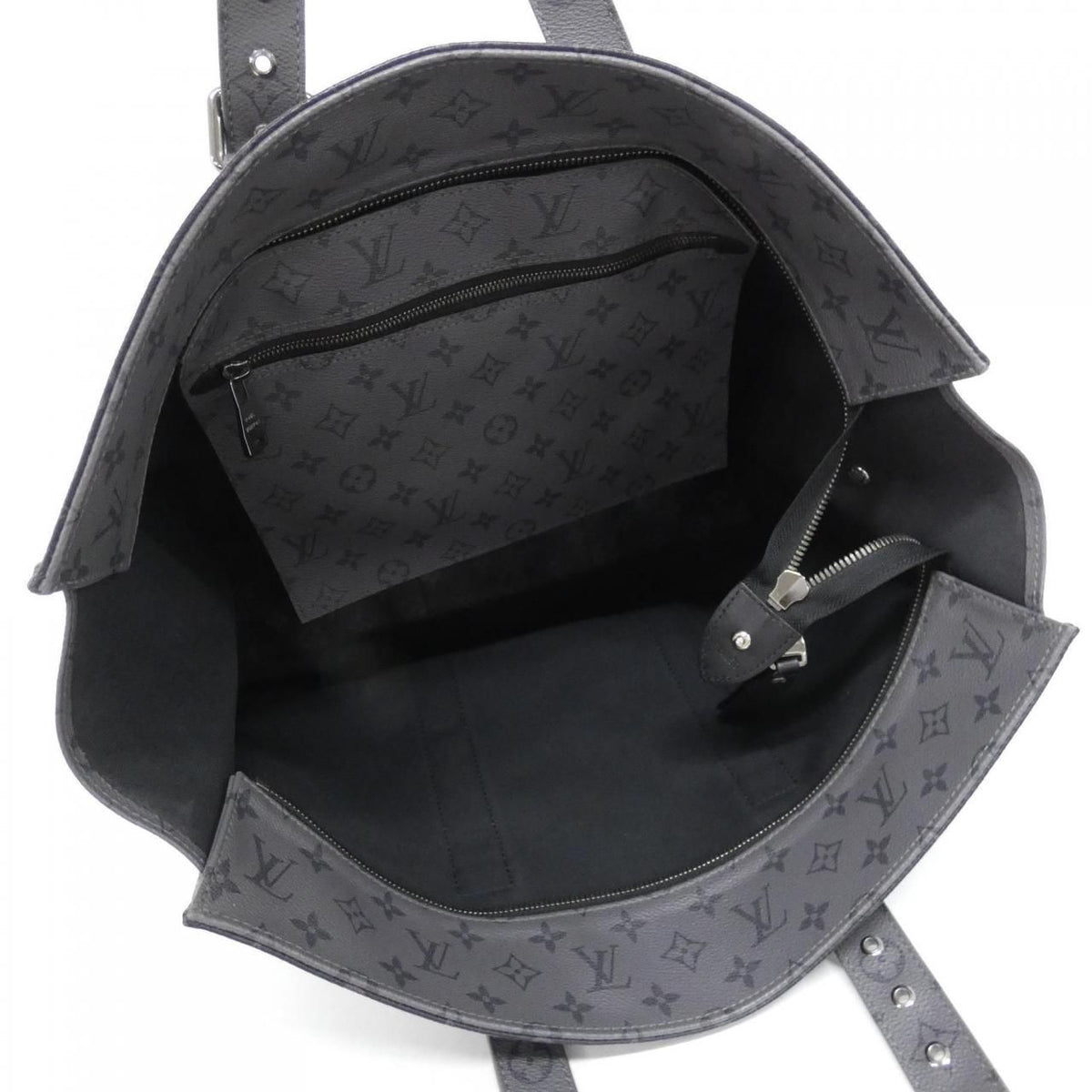 Louis Vuitton Monogram Eclipse Reverse Cabas Zip GM — view 6