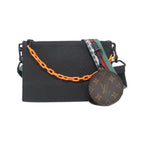 Louis Vuitton Taurillon Monogram Trio Pouch Shoulder