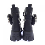 Prada Monolith Triangle Logo Boots — view 5