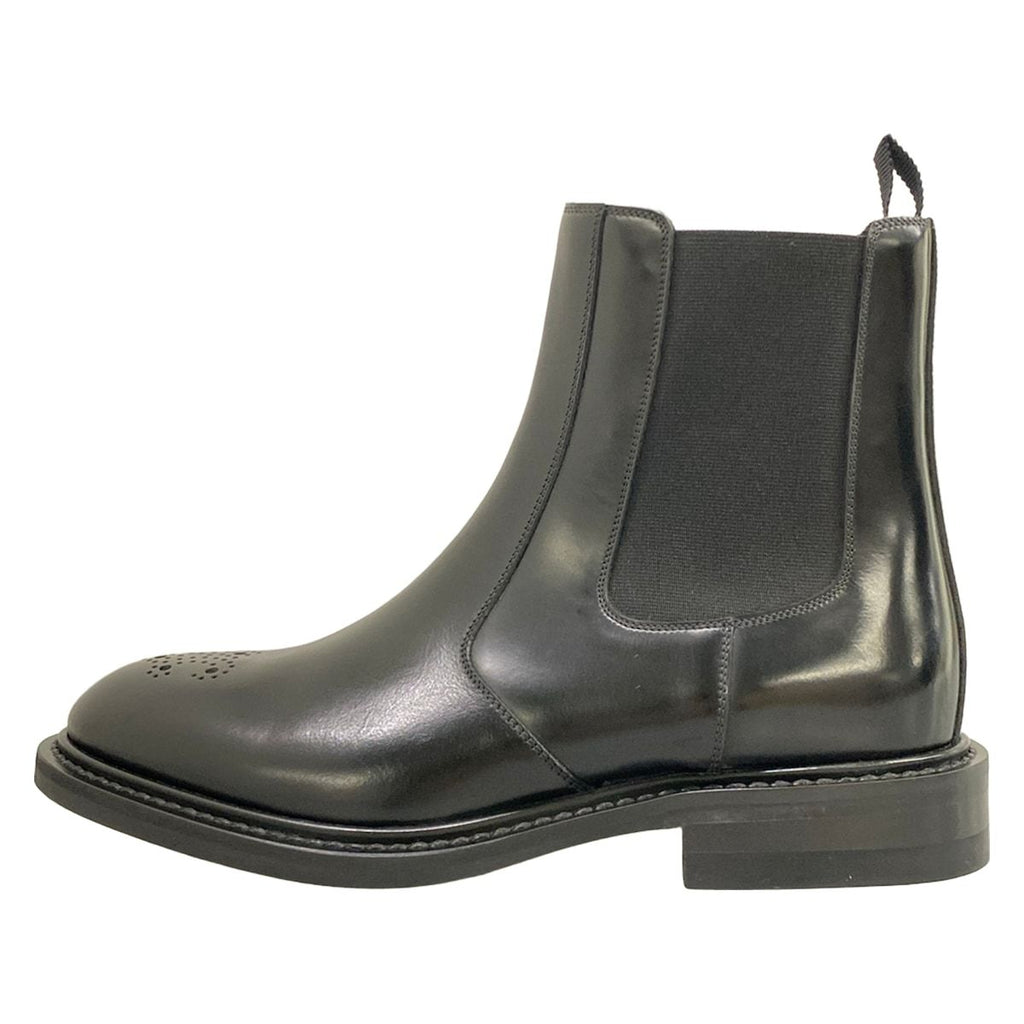 Celine Short Boots 38 Black Side Gore Leather
