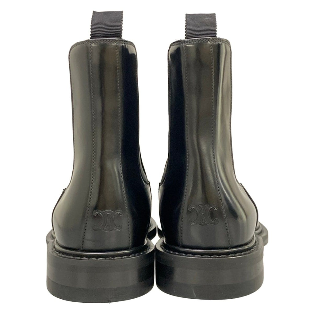 Celine Short Boots 38 Black Side Gore Leather — view 6