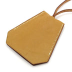 Hermes Necklace Long Leather Gold Clochette — view 3