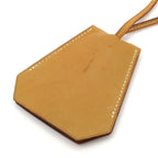 Hermes Necklace Long Leather Gold Clochette