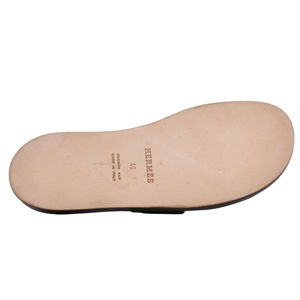 Hermes Izmir Slide Sandals Flat — view 8