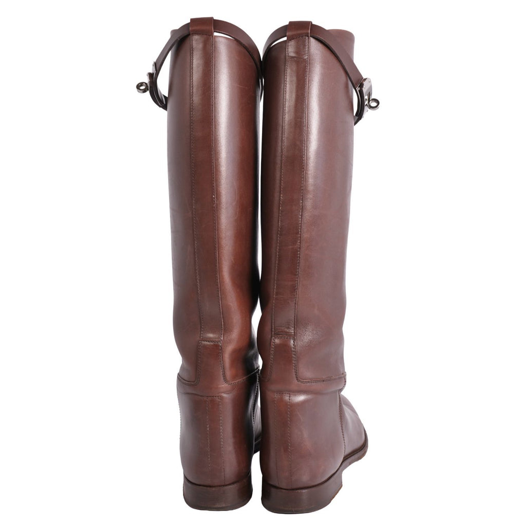 Hermes Jumping Boots Brown — view 5