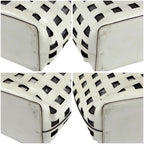 Prada Perforated Leather Mini Tote with Pouch Mirror Calf White — view 6