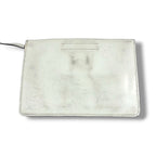 Prada Perforated Leather Mini Tote with Pouch Mirror Calf White — view 8