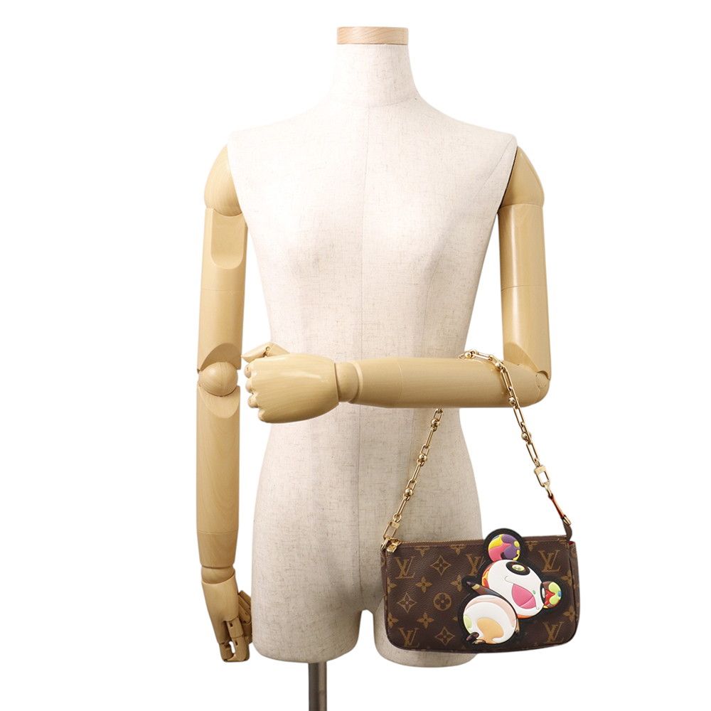 Louis Vuitton Handbag Monogram Panda LV TM Pochette Accessoire Takashi Murakami — view 4