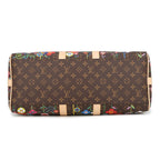 Louis Vuitton Boston Bag Monogram LV TM Keepall Bandouliere 45 Takashi Murakami — view 3