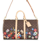 Louis Vuitton Boston Bag Monogram LV TM Keepall Bandouliere 45 Takashi Murakami