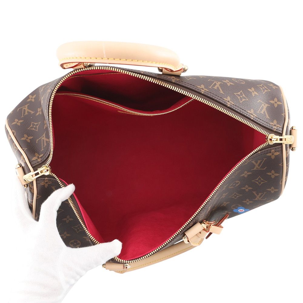 Louis Vuitton Boston Bag Monogram LV TM Keepall Bandouliere 45 Takashi Murakami — view 4