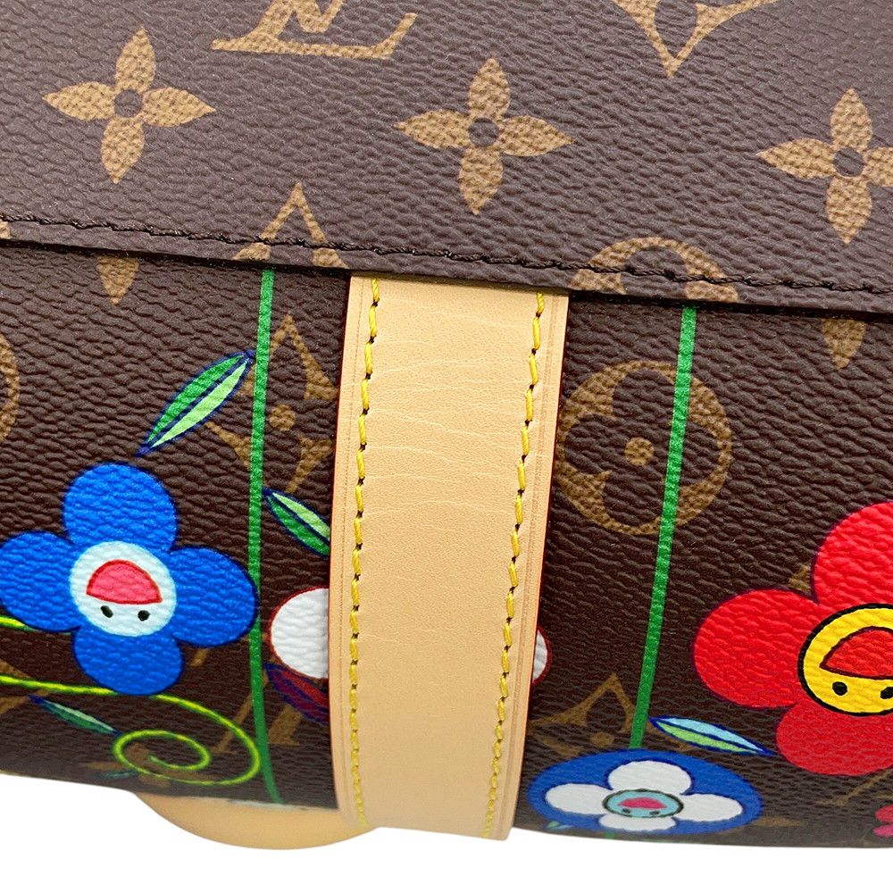Louis Vuitton Boston Bag Monogram LV TM Keepall Bandouliere 45 Takashi Murakami — view 5