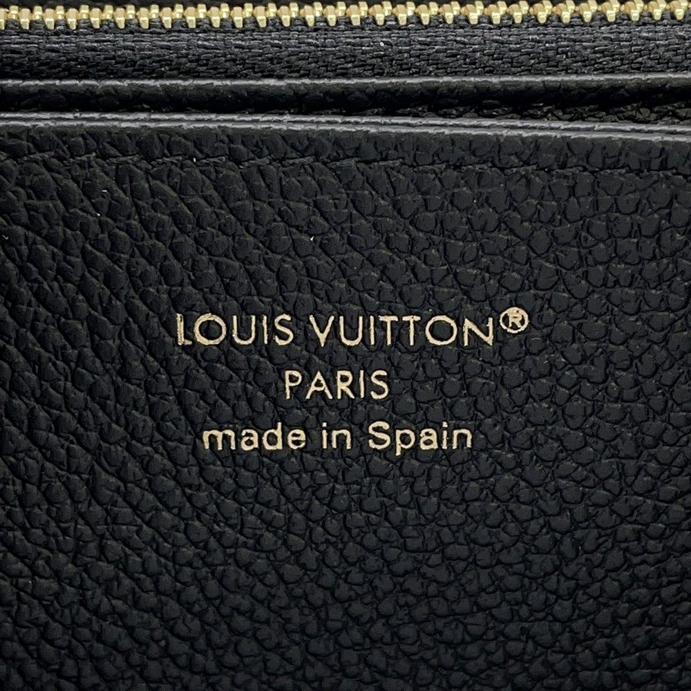 Louis Vuitton Wallet Monogram Empreinte Zippy Black — view 6