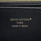 Louis Vuitton Wallet Monogram Empreinte Zippy Black — view 6