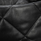 Chanel Chain Shoulder Bag 19 Flap CC Logo Lambskin Black — view 8