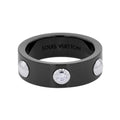 Louis Vuitton Ring Petite Bague Diamond Black Ceramic
