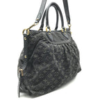 Louis Vuitton Monogram Denim Neo Gavi Tote Black Purse — view 2