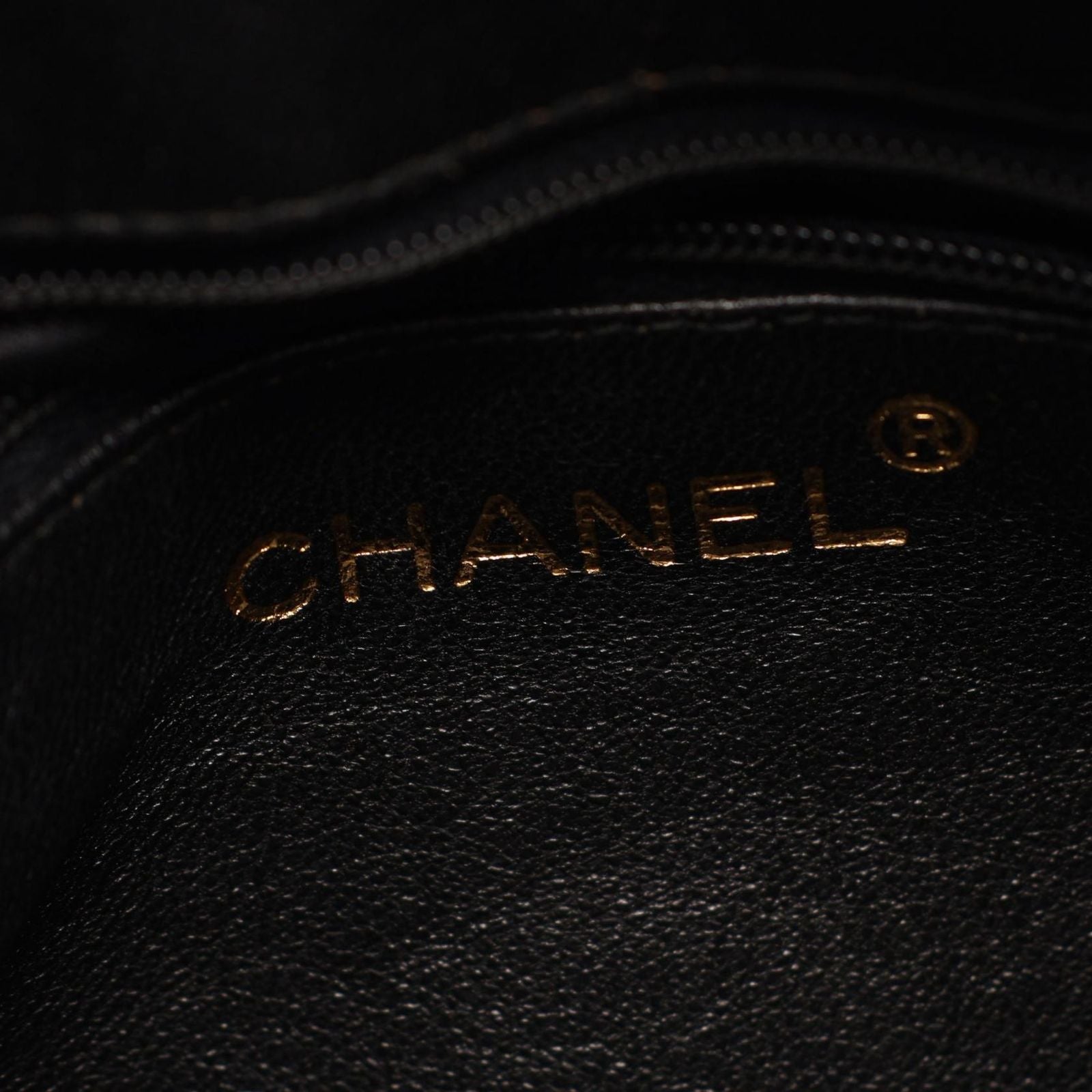 Chanel Shoulder Bag Diamond Stitch Mini Tassel Black Lambskin Quilted Fringe — view 4