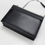 Saint Laurent Sunset YSL Monogram Shoulder Bag Leather — view 2