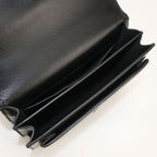 Saint Laurent Sunset YSL Monogram Shoulder Bag Leather — view 3