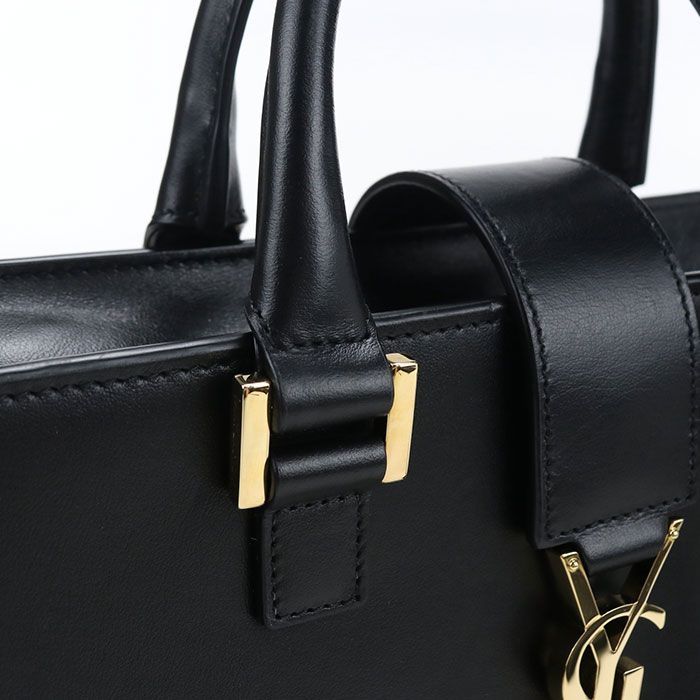 Saint Laurent Baby Cabas 2-Way Handbag Leather — view 6