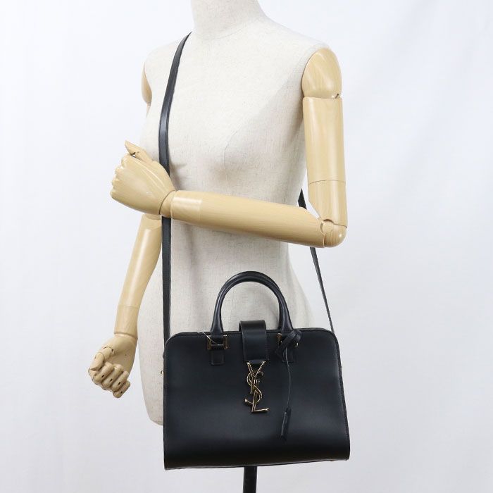 Saint Laurent Baby Cabas 2-Way Handbag Leather — view 8