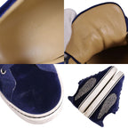 Hermes Sneakers Lace Up Low Cut Velvet — view 9