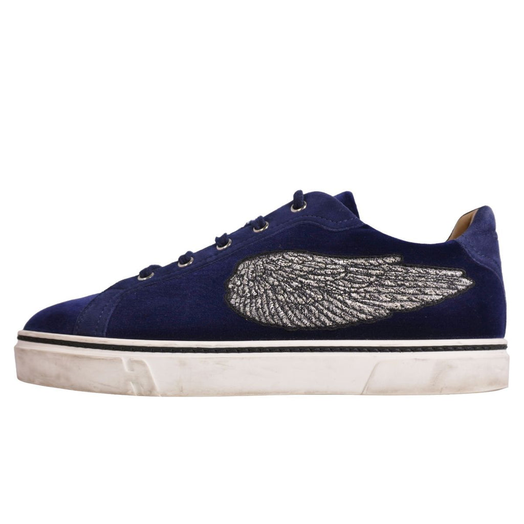 Hermes Sneakers Lace Up Low Cut Velvet — view 7