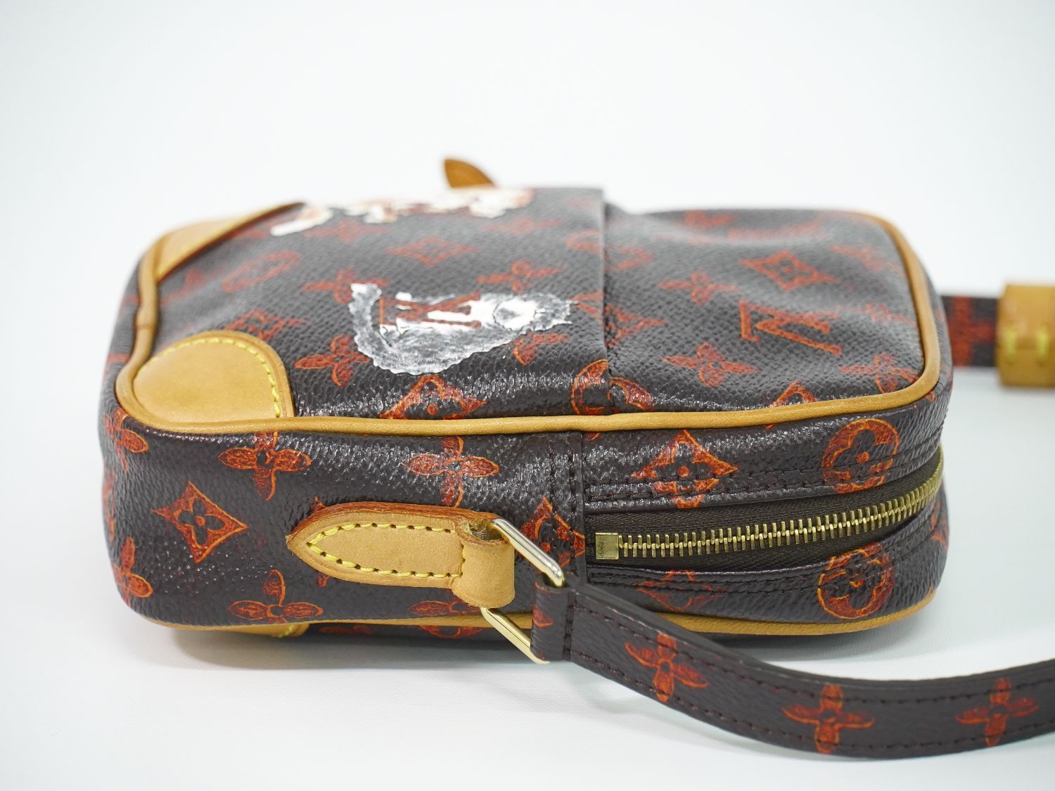 Louis Vuitton LV Panam Set Monogram Small Shoulder Bag Pochette Brown — view 4