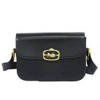 Celine Carriage Shoulder Bag Leather Black