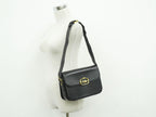 Celine Carriage Shoulder Bag Leather Black — view 6