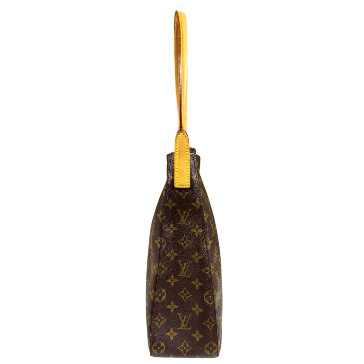 Louis Vuitton Looping GM Monogram Shoulder Bag Canvas Brown — view 4